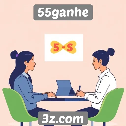 Informações sobre a equipe de suporte do 55ganhe